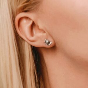 Pierogi kolczyki II <br> srebro