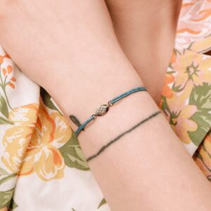 Oscypek bracelet on a string