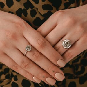 Kluska Śląska small silver ring