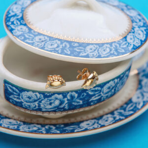 Kolczyki Pierogi złoto II