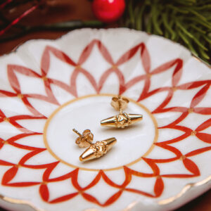 Oscypki II  kolczyki złoto