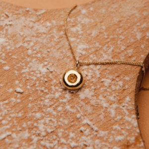 Kluska śląska mała naszyjnik z łańcuszkiem