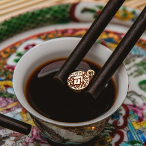 Sushi naszyjnik z łańcuszkiem