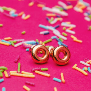 Donut large earrings
