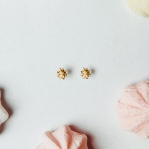 Beza earrings silver gold plated