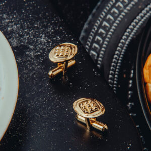 Oscypek cheese <br> cufflinks </br>