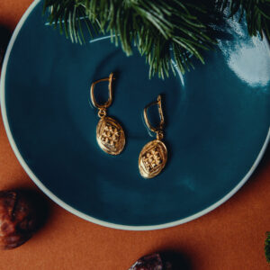 Oscypki kolczyki wiszące duże